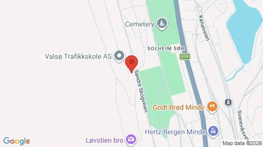 Apartments for rent i Bergen Årstad - kort over placeringen