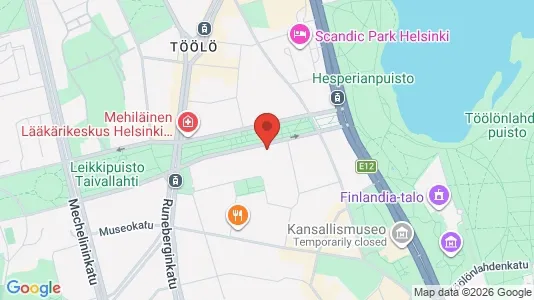 Apartments for rent i Helsinki Eteläinen - kort over placeringen