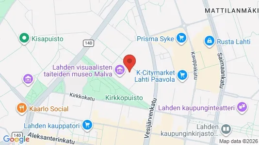 Apartments for rent i Lahti - kort over placeringen