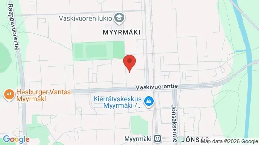 Apartments for rent i Vantaa - kort over placeringen