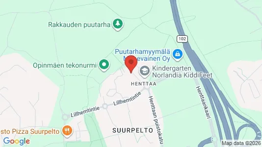 Apartments for rent i Espoo - kort over placeringen