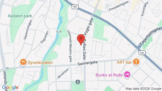 Apartments for rent i Oslo Grünerløkka - kort over placeringen