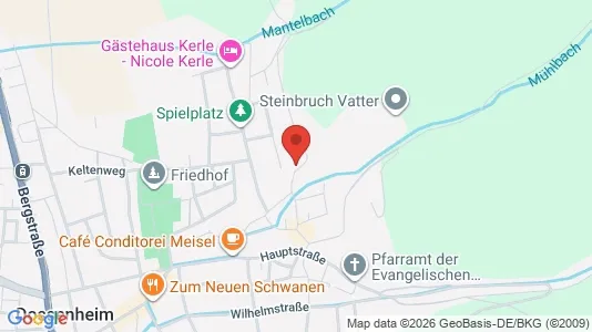 Apartments for rent i Rhein-Neckar-Kreis - kort over placeringen