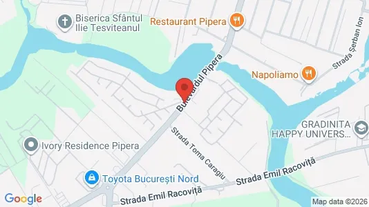 Apartments for rent i Voluntari - kort over placeringen