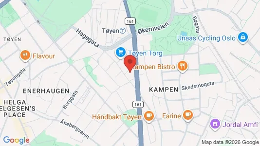 Apartments for rent i Oslo Gamle Oslo - kort over placeringen