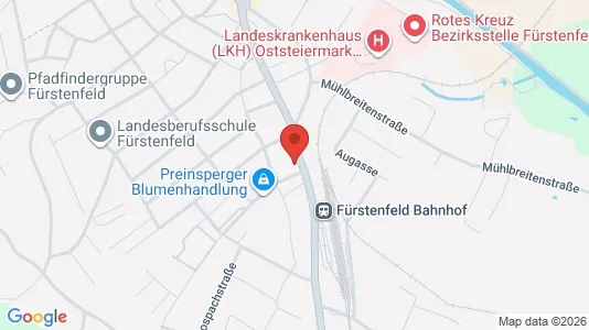 Apartments for rent i Fürstenfeld - kort over placeringen