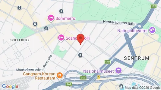 Apartments for rent i Oslo Frogner - kort over placeringen