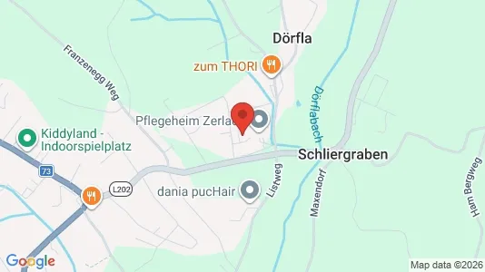 Apartments for rent i Kirchbach-Zerlach - kort over placeringen