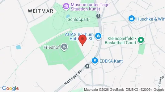 Apartments for rent i Bochum - kort over placeringen