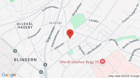 Apartments for rent i Oslo Nordre Aker - kort over placeringen