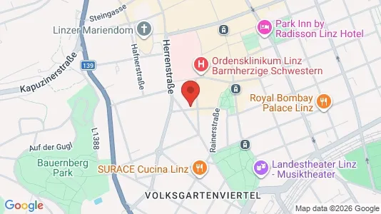 Apartments for rent i Leonding - kort over placeringen