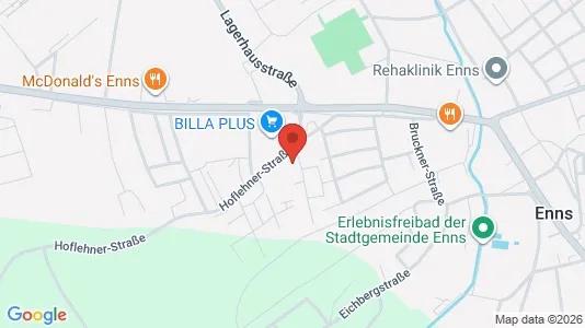 Apartments for rent i Enns - kort over placeringen