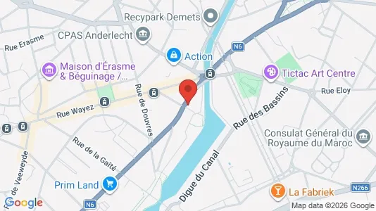 Apartments for rent in Brussels Anderlecht - Photo from Google Street View