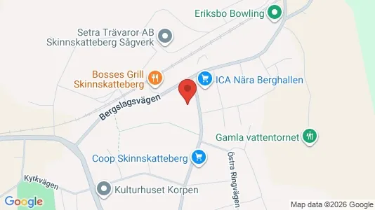 Apartments for rent i Skinnskatteberg - kort over placeringen