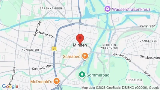 Apartments for rent in Minden-Lübbecke - Photo from Google Street View