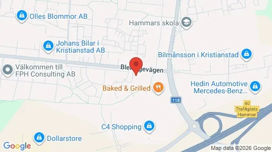 Apartments for rent i Kristianstad - kort over placeringen