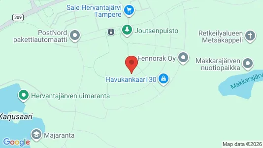 Apartments for rent i Tampere Keskinen - kort over placeringen
