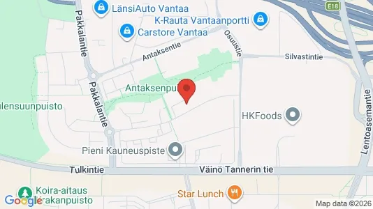 Apartments for rent i Vantaa - kort over placeringen