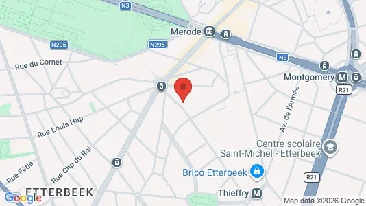 Apartments for rent in Brussels Etterbeek - Photo from Google Street View