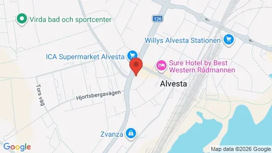 Apartments for rent i Alvesta - kort over placeringen