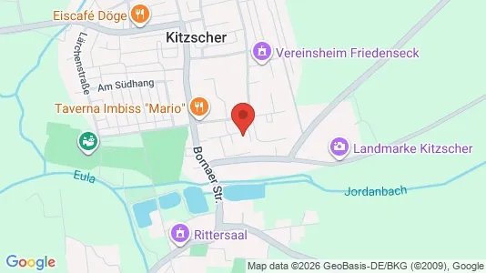 Apartments for rent i Leipzig - kort over placeringen