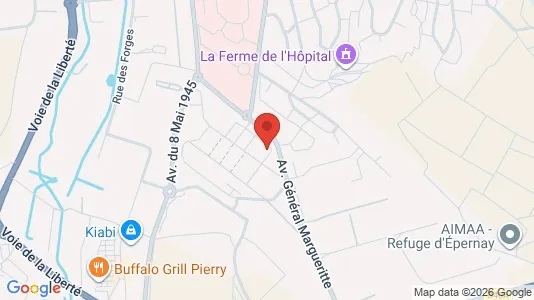 Apartments for rent i Épernay - kort over placeringen
