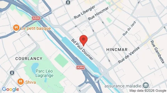 Apartments for rent i Reims - kort over placeringen