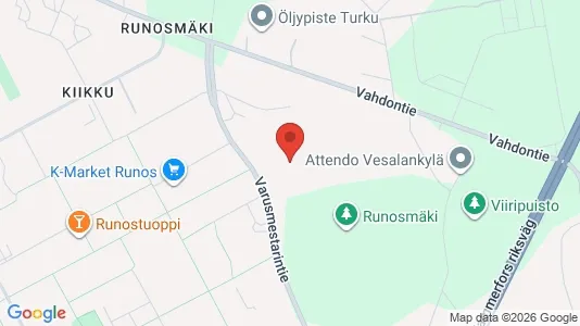 Apartments for rent i Turku - kort over placeringen