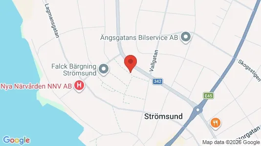Apartments for rent i Strömsund - kort over placeringen