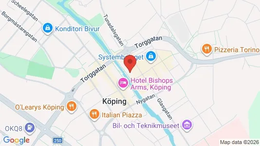 Apartments for rent i Köping - kort over placeringen