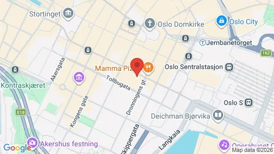 Apartments for rent i Oslo Sentrum - kort over placeringen