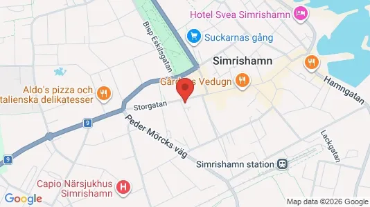 Apartments for rent i Simrishamn - kort over placeringen