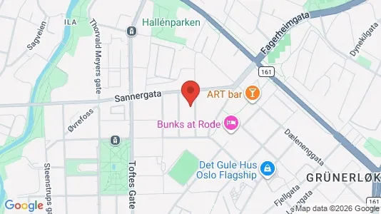 Apartments for rent i Oslo Grünerløkka - kort over placeringen