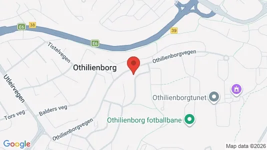 Rooms for rent i Trondheim Lerkendal - kort over placeringen