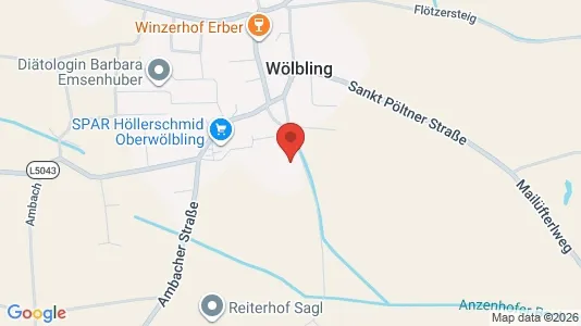 Apartments for rent i Wölbling - kort over placeringen