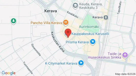Apartments for rent i Kerava - kort over placeringen