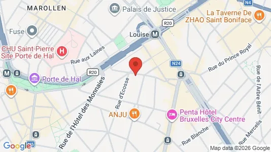 Apartments for rent in Brussels Sint-Gillis - Photo from Google Street View