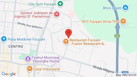 Apartments for rent i Focşani - kort over placeringen