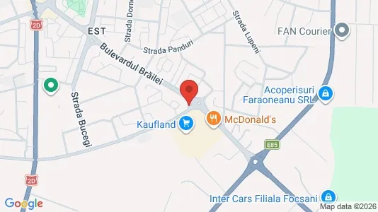 Apartments for rent i Focşani - kort over placeringen
