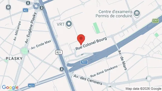 Apartments for rent in Brussels Schaarbeek - Photo from Google Street View