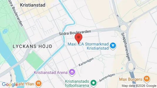 Apartments for rent i Kristianstad - kort over placeringen