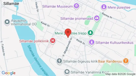 Apartments for rent in Sillamäe - Photo from Google Street View