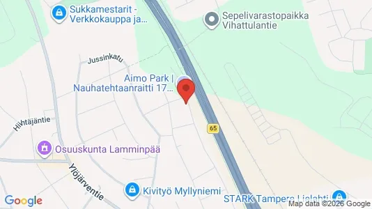 Apartments for rent i Tampere Keskinen - kort over placeringen