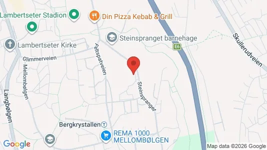 Apartments for rent i Oslo Nordstrand - kort over placeringen