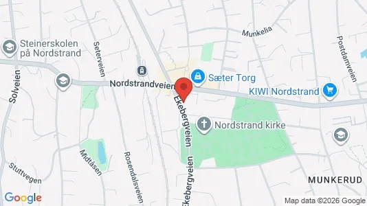 Apartments for rent i Oslo Nordstrand - kort over placeringen