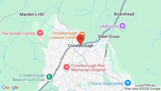 Apartments for rent i Crowborough - East Sussex - kort over placeringen