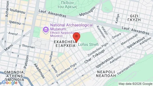 Apartments for rent i Athens Ampelokipoi - kort over placeringen
