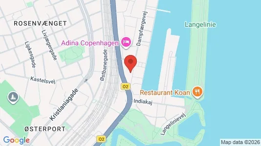 Apartments for rent i Østerbro - kort over placeringen