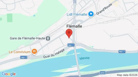 Apartments for rent i Flémalle - kort over placeringen