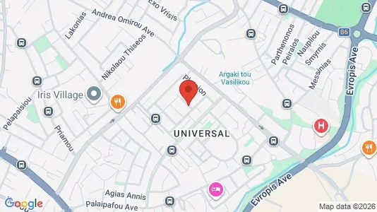 Apartments for rent i Paphos - kort over placeringen